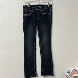 Z. Cavaricci Black Jeans Classic Style Y2K